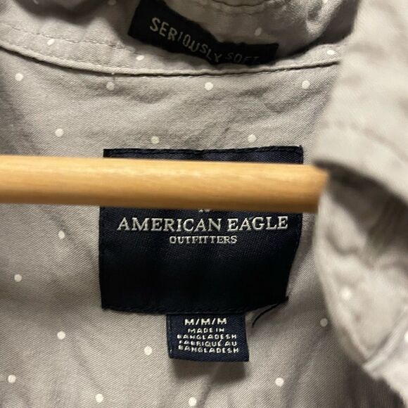 American eagle Mens Slim Fit Casual button down shirt - Picture 4 of 4